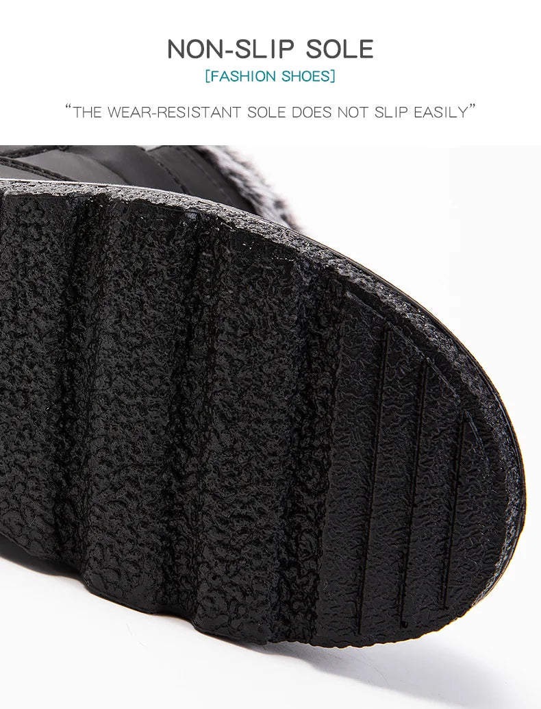 Close-up of the plush lining inside the boots for added warmth