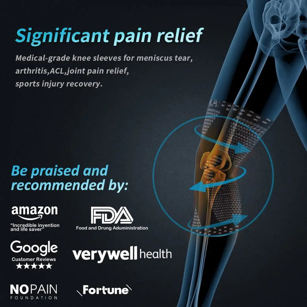 Supportive knee brace in action during sports