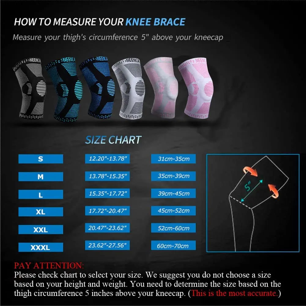 Supportive knee brace in action during sports