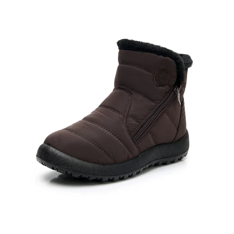 Close-up of the plush lining inside the boots for added warmth