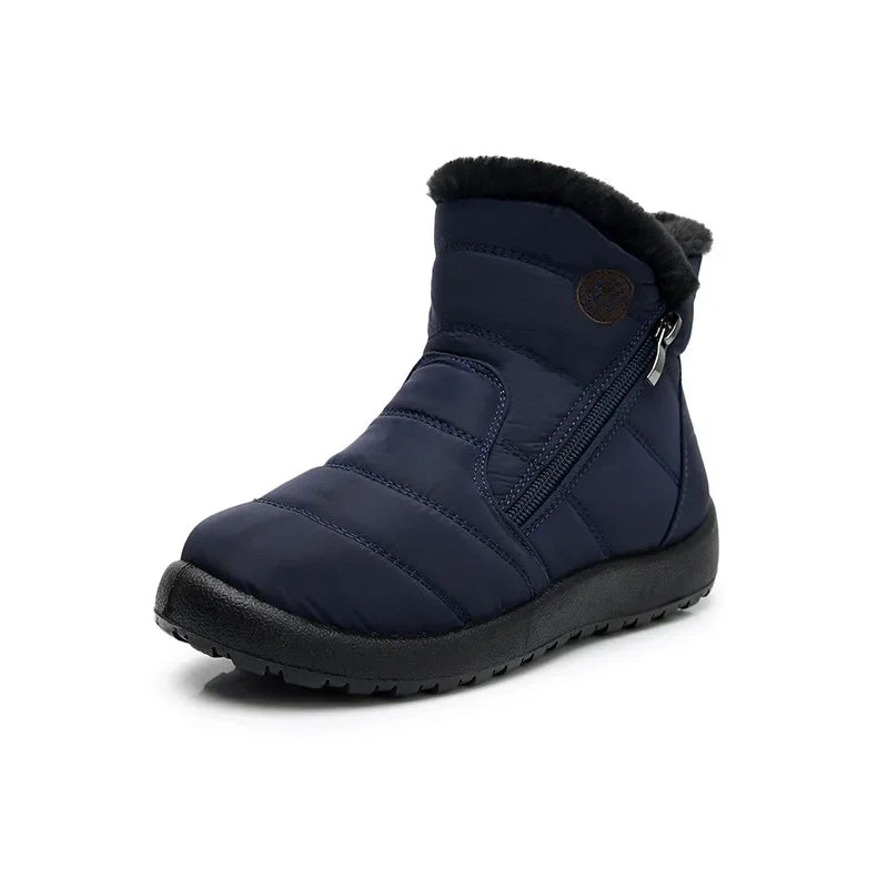 Close-up of the plush lining inside the boots for added warmth
