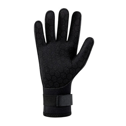 Close-Up Of Black Neoprene Gloves