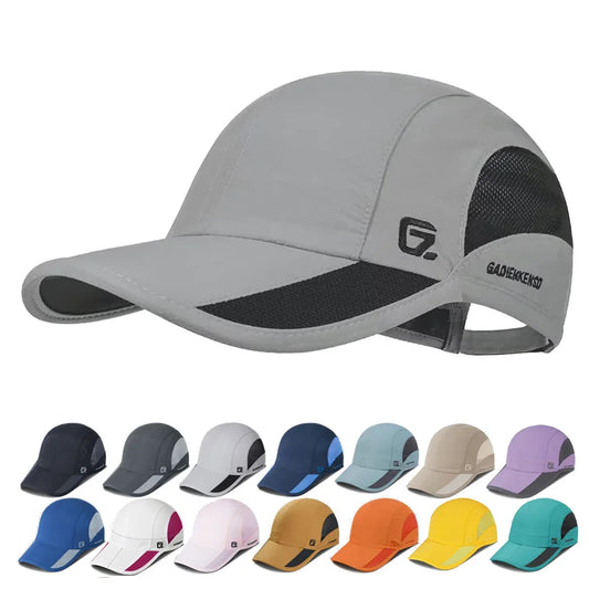 Adjustable sports cap offering sun protection