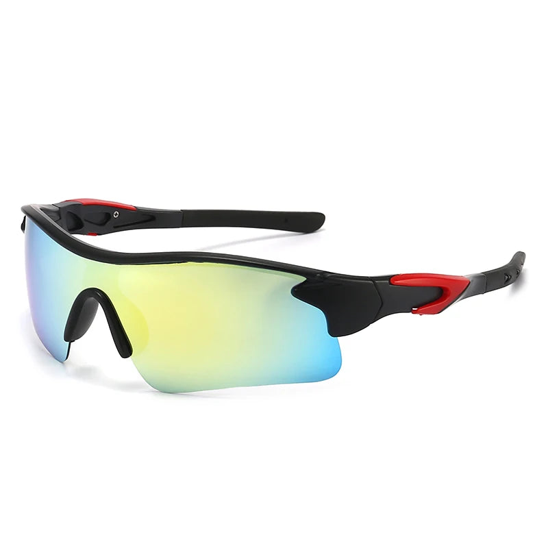 Cycling and running sunglasses in vibrant colors