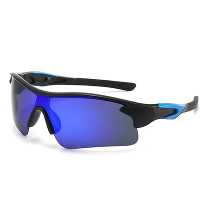 Cycling and running sunglasses in vibrant colors