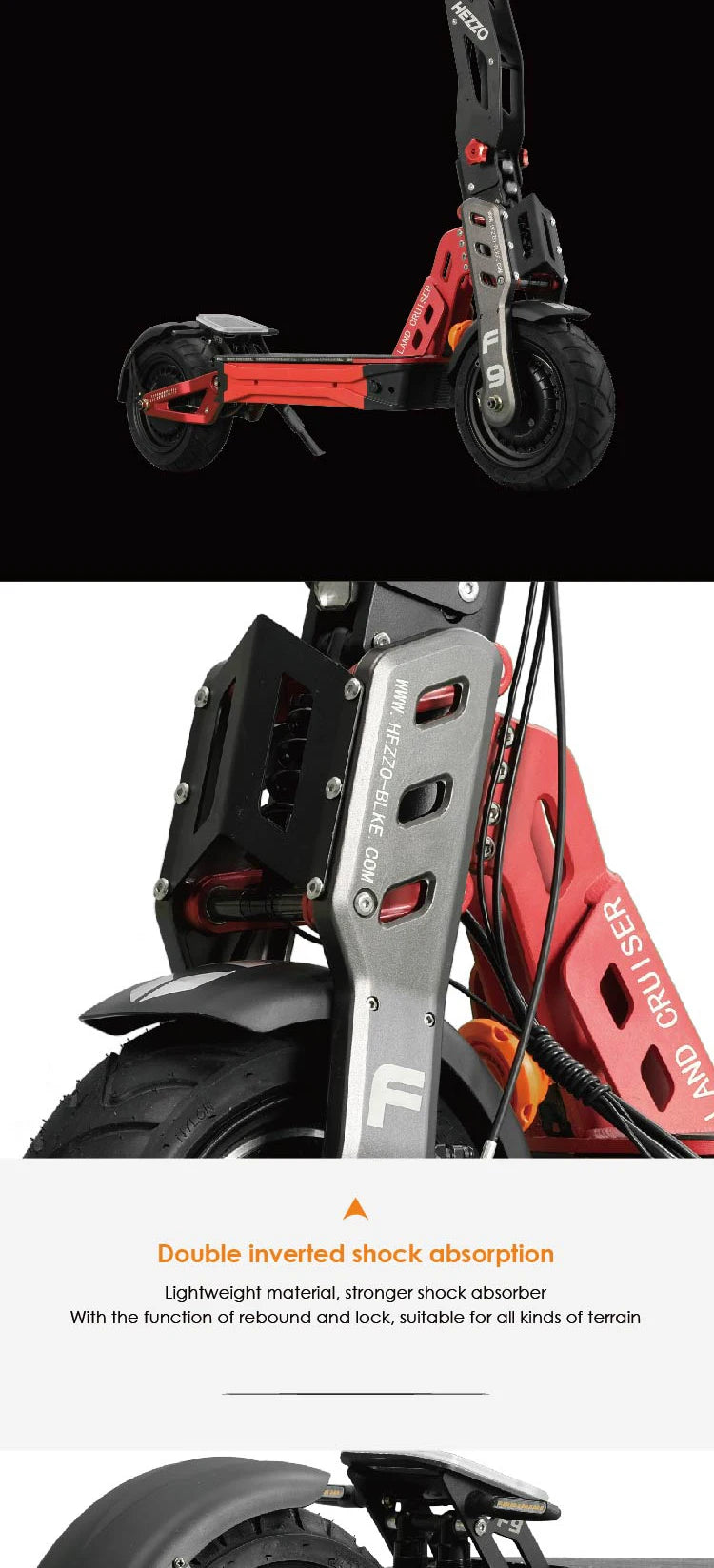 High-performance dual-motor electric scooter