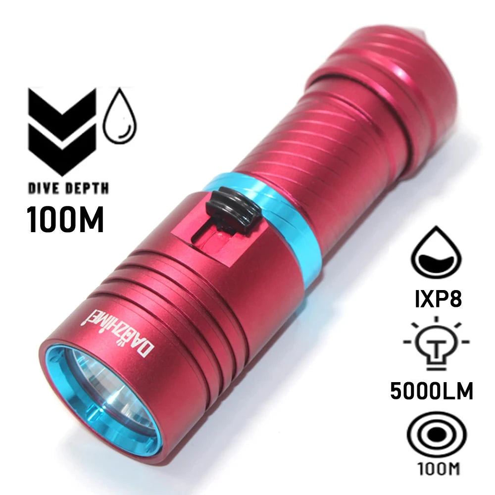 Rechargeable Underwater Flashlight