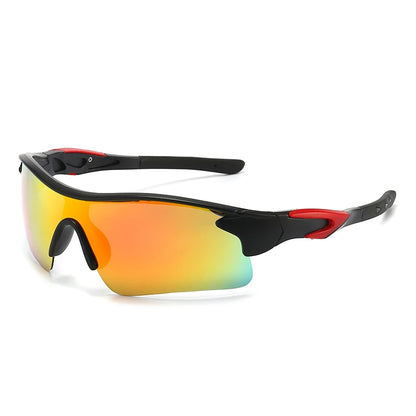 Cycling and running sunglasses in vibrant colors