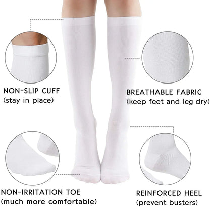 High-quality compression socks in cartoon pattern