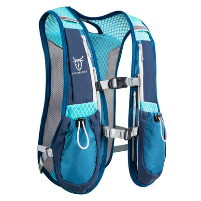 Breathable hydration vest with multiple pockets