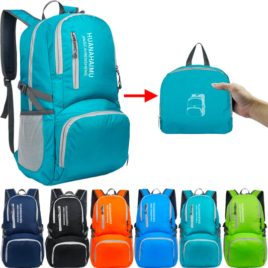 Unisex Foldable Hiking Backpack