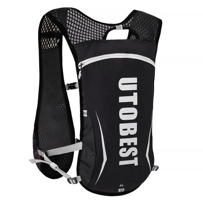 Breathable hydration vest with multiple pockets