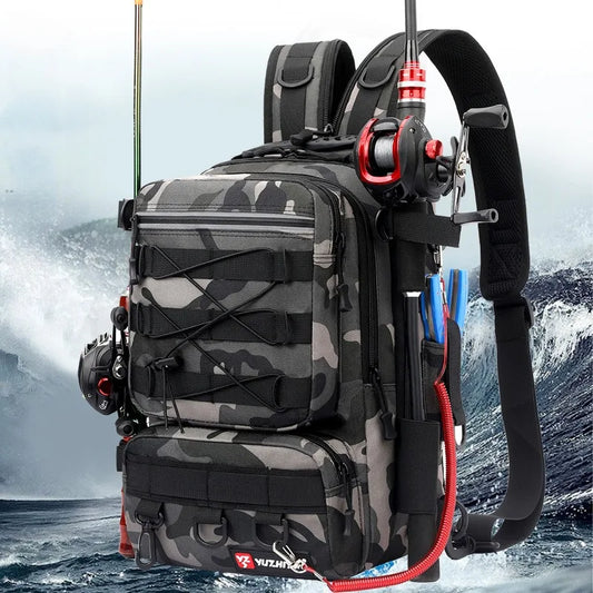 Hanging Points On The Multi-Functional Fishing Backpack