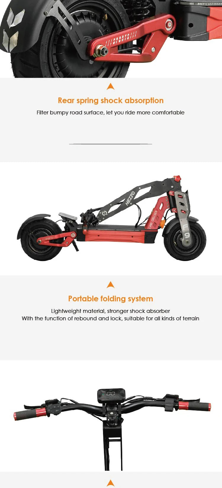 High-performance dual-motor electric scooter