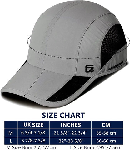 Adjustable sports cap offering sun protection