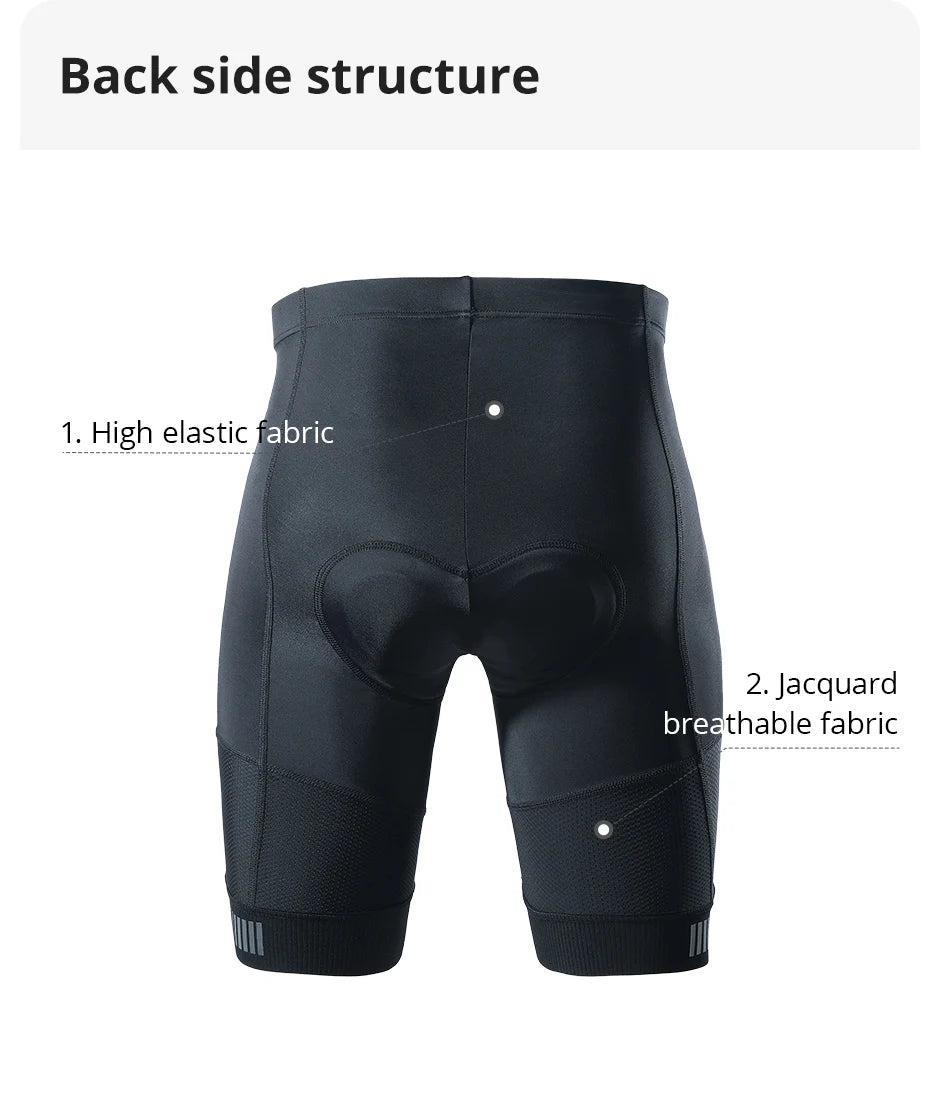 UV-protective and gel-cushioned cycling shorts for long rides