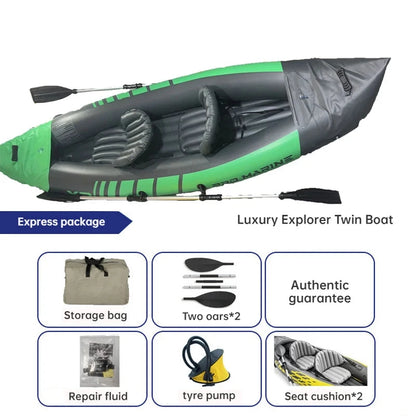 Portable Two-Person Inflatable Kayak