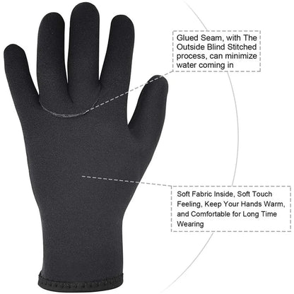 Pair of waterproof kayak gloves