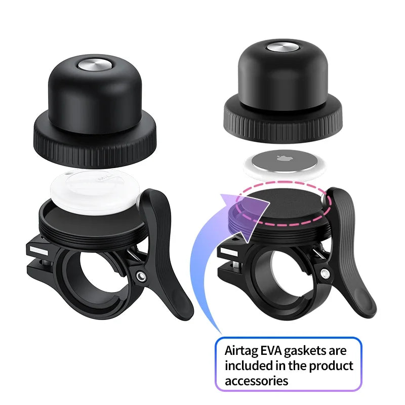 Anti-theft GPS bike tracker disguised as an ordinary bell