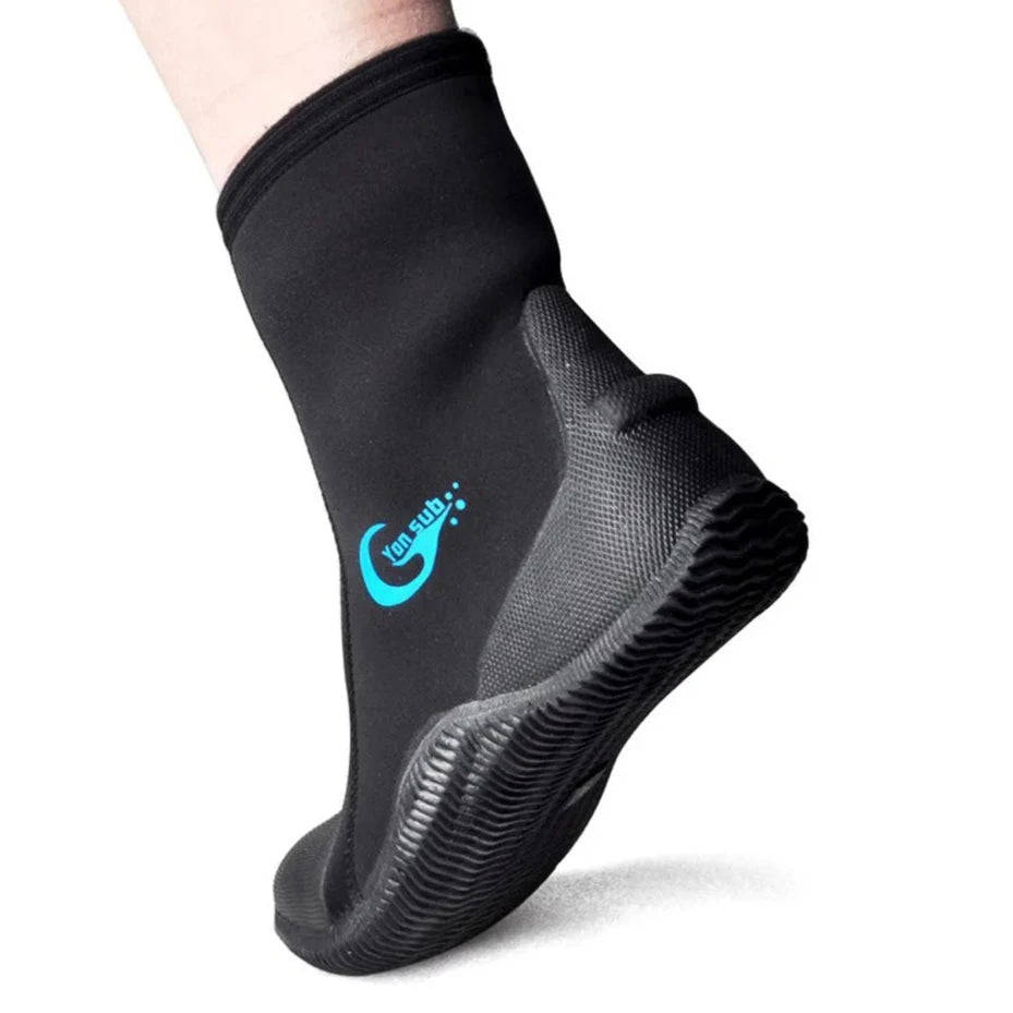 Neoprene Diving Boots With Non-Slip Soles