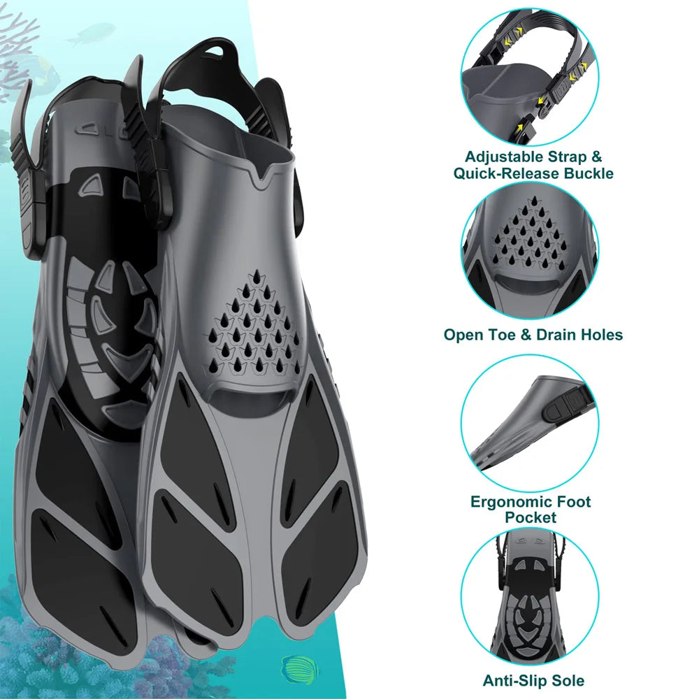 Durable And Lightweight Diving Fins