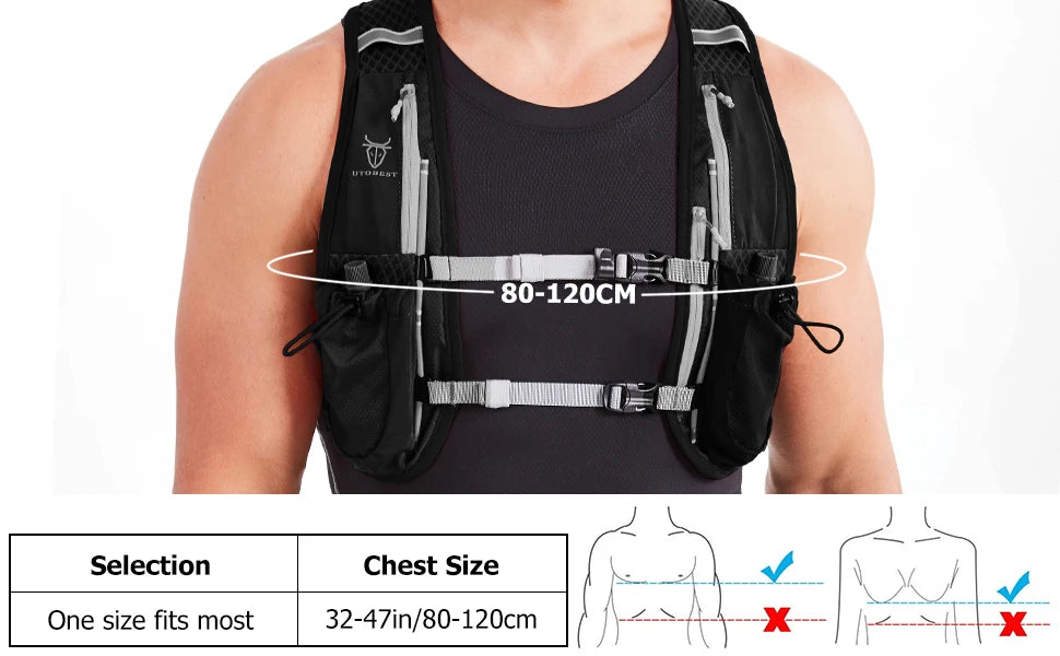 Breathable hydration vest with multiple pockets