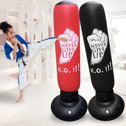 Water-Filled Base Inflatable Boxing Sandbag for Indoor and Outdoor Play