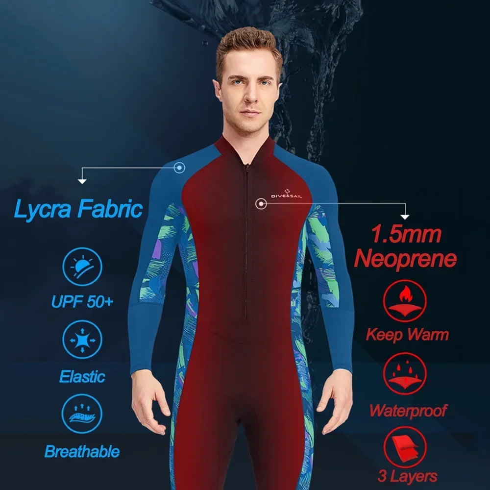 Men’s Anti-UV Neoprene Diving Suit