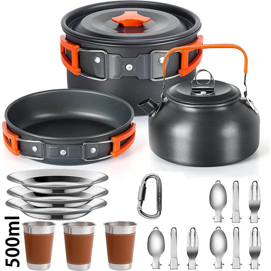 Foldable Camping Cooking Set