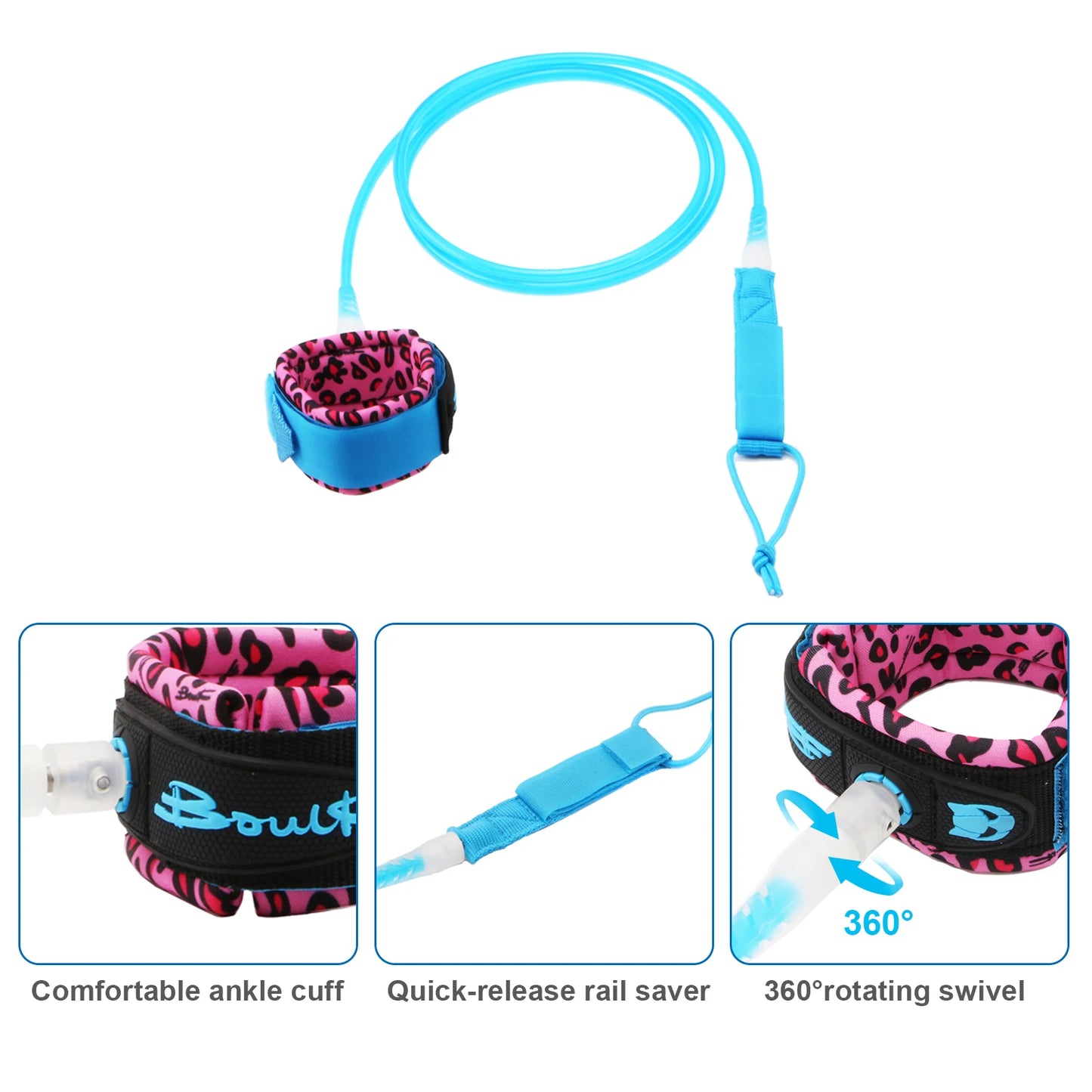 Durable Leash Surf For Swimming And Surfing