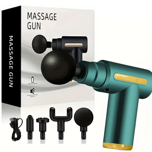 Lightweight and durable massage gun designed for on-the-go use