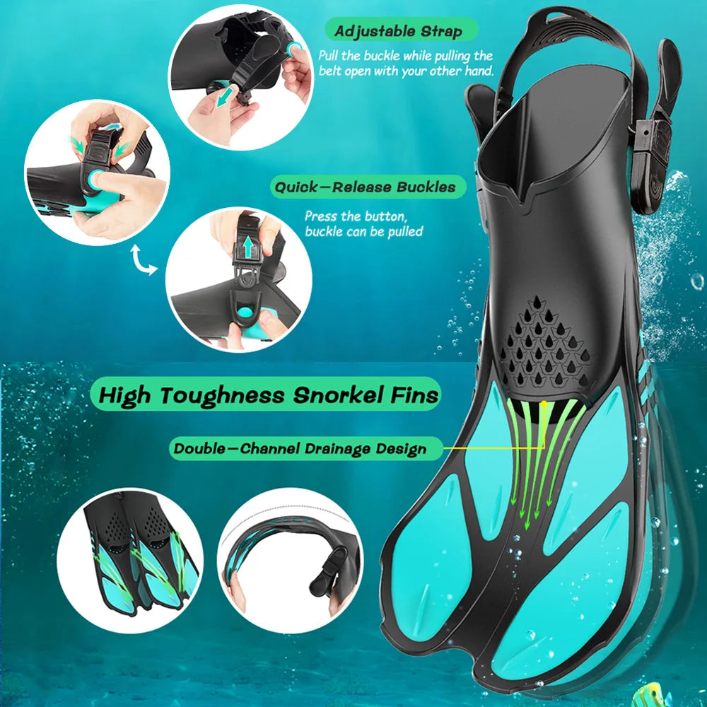 Durable And Lightweight Diving Fins