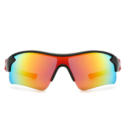 Cycling and running sunglasses in vibrant colors