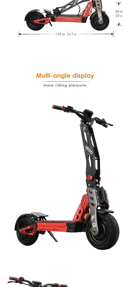 High-performance dual-motor electric scooter