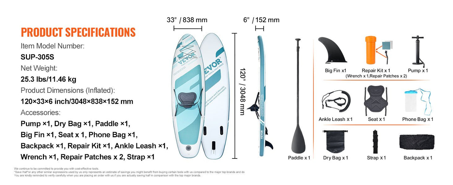 Inflatable paddleboard with seat attachment for fishing